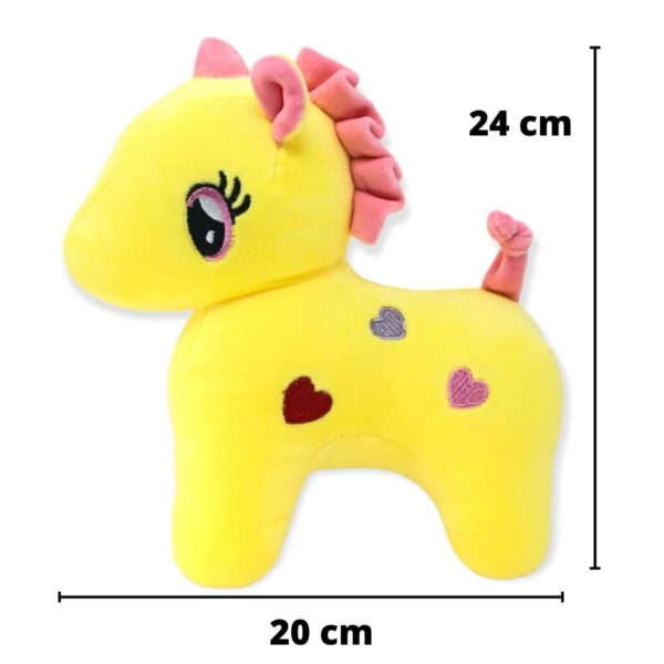 unicornio de peluche amarillo 2