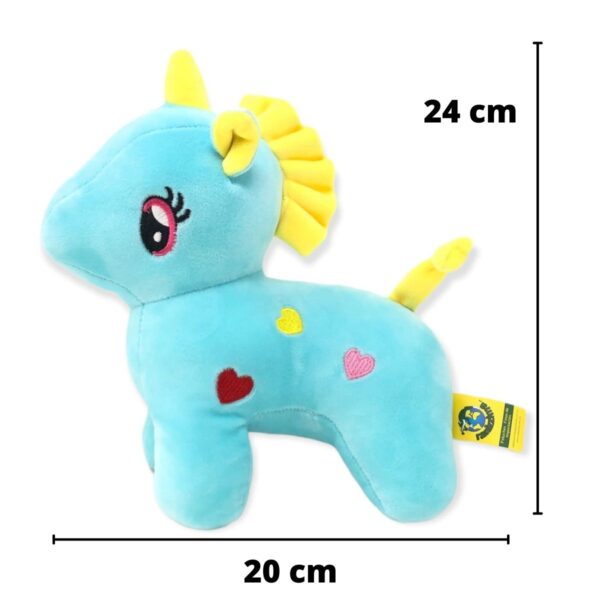 unicornio de peluche azul 2