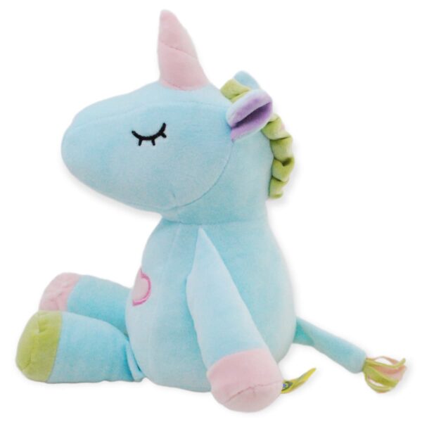 unicornio de peluche azul 3