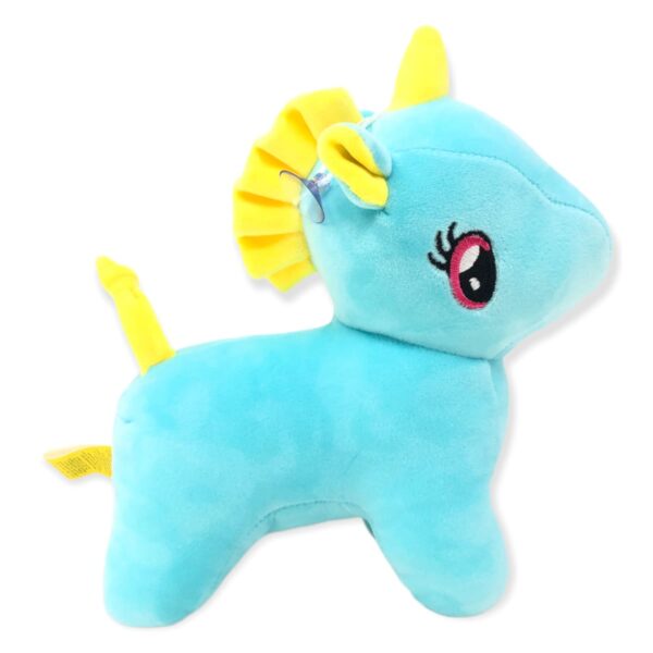 unicornio de peluche azul 4