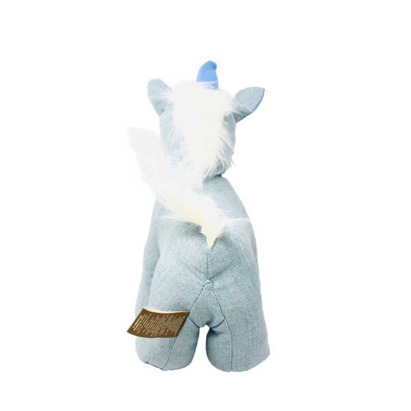 unicornio de peluche azul cuerno azul 4