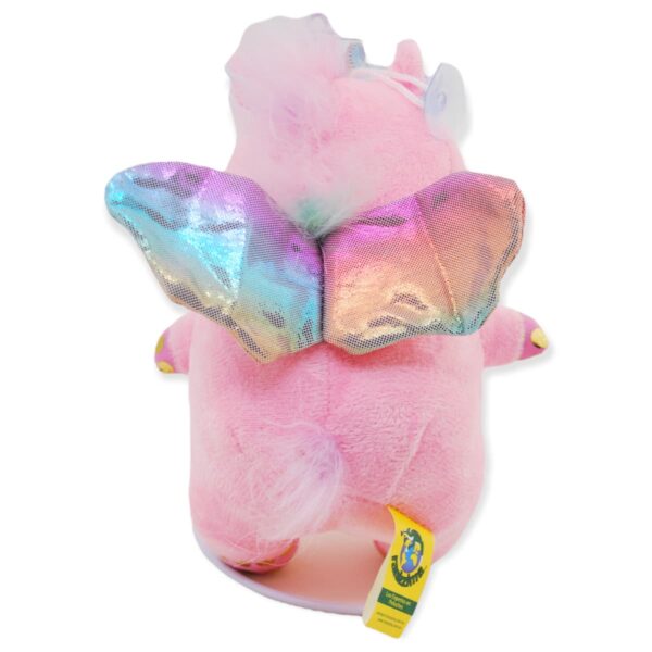 unicornio de peluche bebe rosa 3