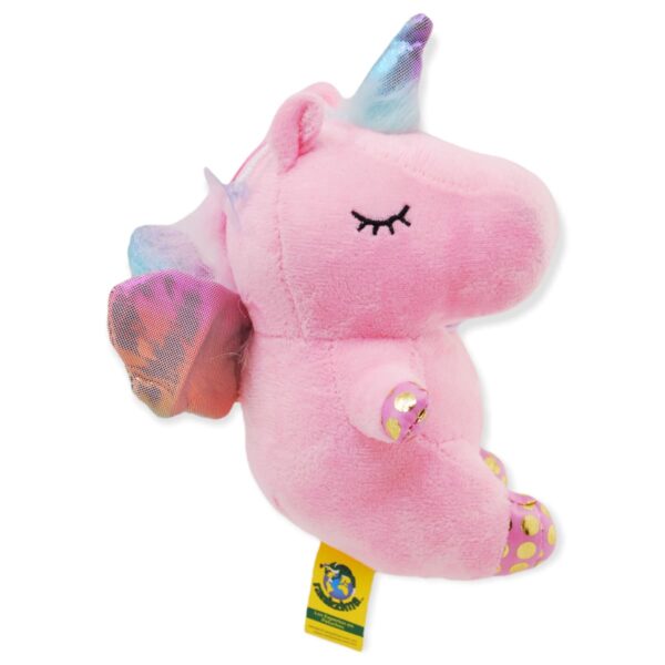 unicornio de peluche bebe rosa 4