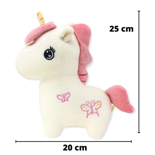 unicornio de peluche blanco 2