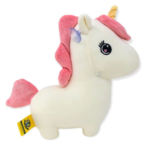 unicornio de peluche blanco 4