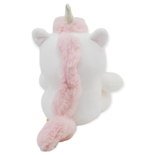 unicornio de peluche blanco con una nube 4