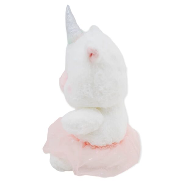 unicornio de peluche blanco kawaii 3