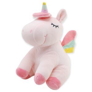 unicornio de peluche colorido