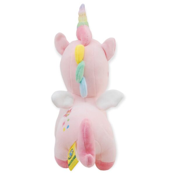 unicornio de peluche con cuerno colorido 3