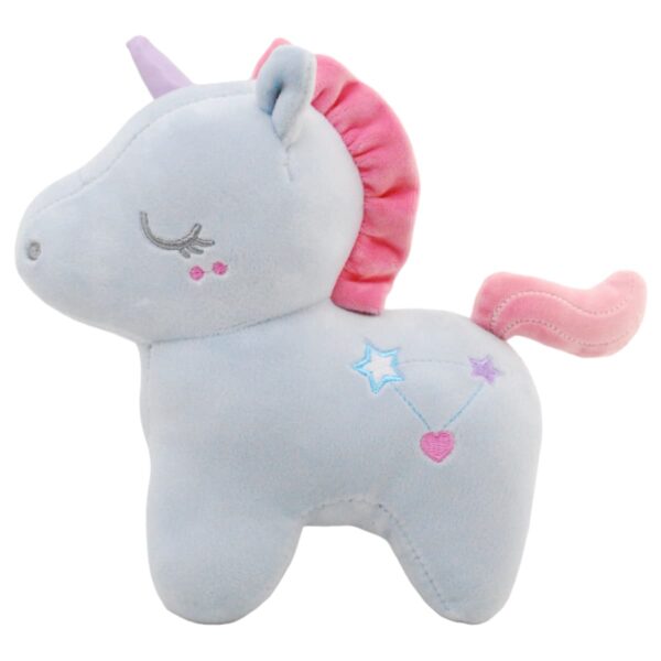 unicornio de peluche gris 3