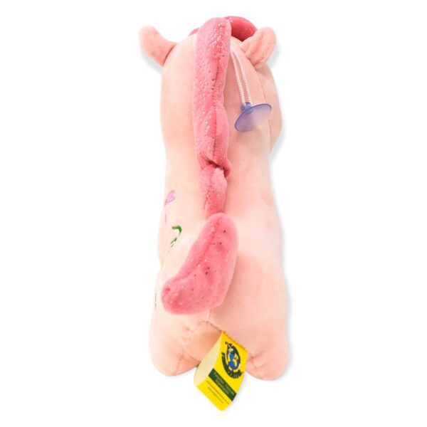 unicornio de peluche rosa 25 cm altura 3