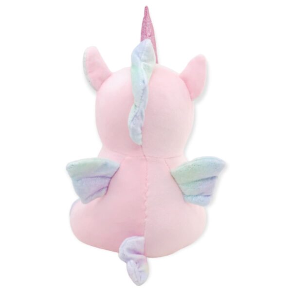 unicornio de peluche rosa colorido 3