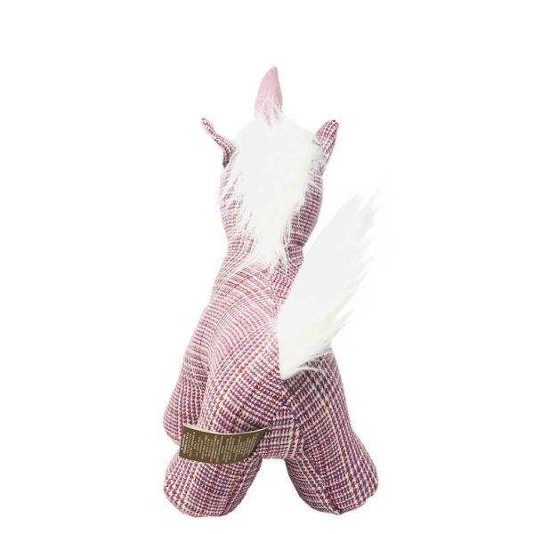 unicornio de peluche rosa con cuerno rosa 4