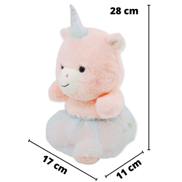 unicornio de peluche rosa kawaii 2