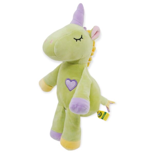 unicornio de peluche verde 3