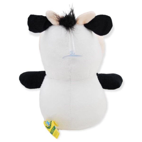 vaca de peluche blanca 20 cm 4