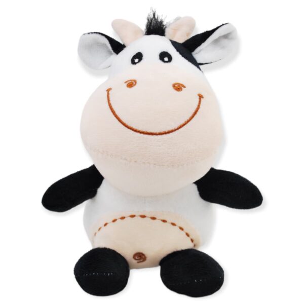 vaca de peluche blanca 20 cm