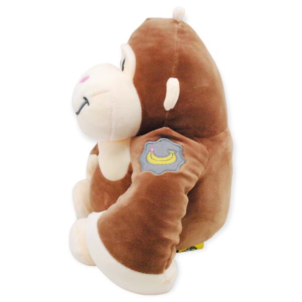 chango de peluche café sonriente 3