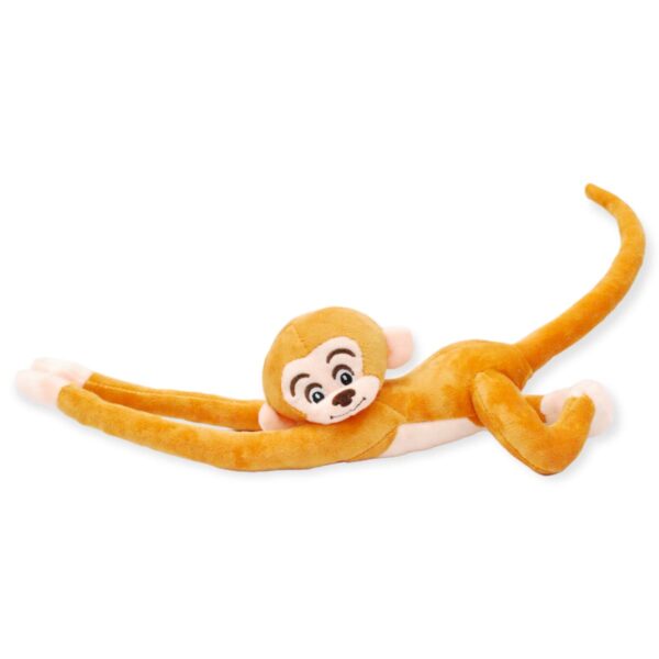 chango de peluche naranja