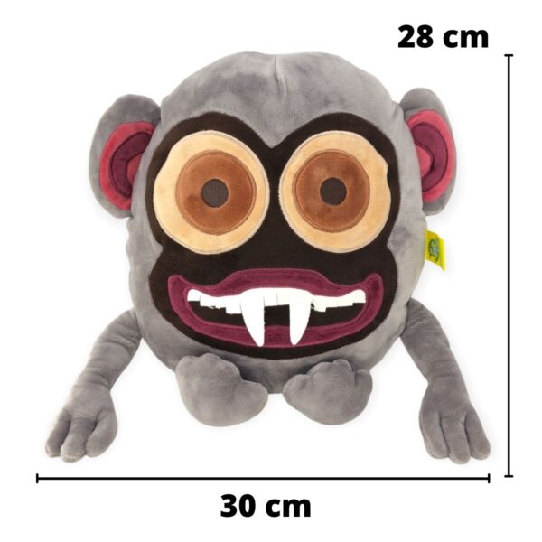 chango loco de peluche gris 2