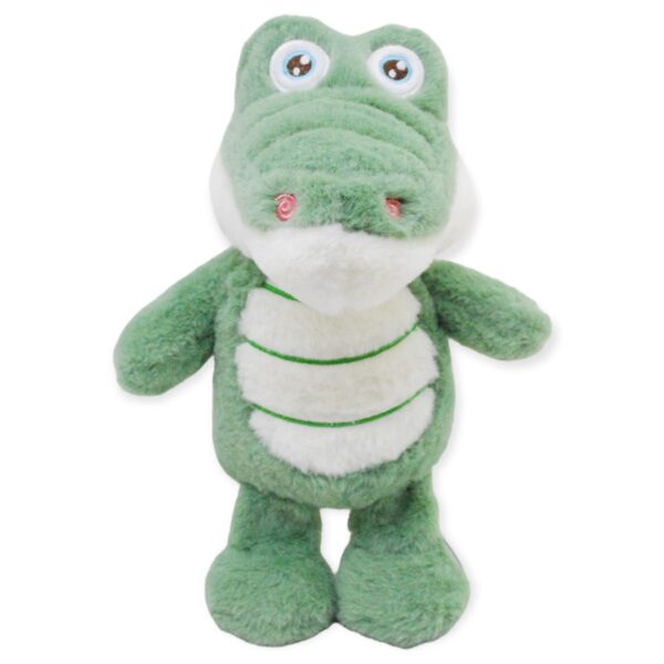 cocodrilo de peluche verde