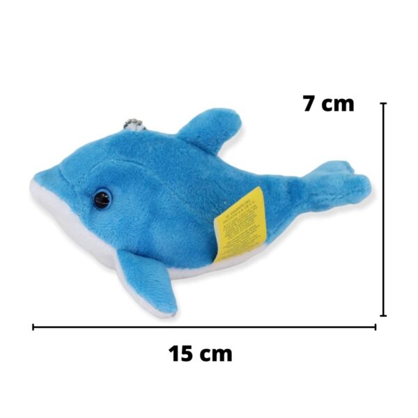 delfin de peluche azui 15 cm 2