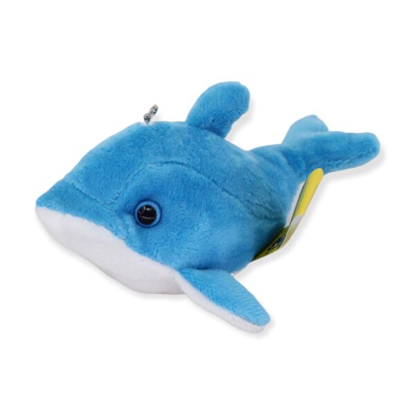 delfin de peluche azui 15 cm