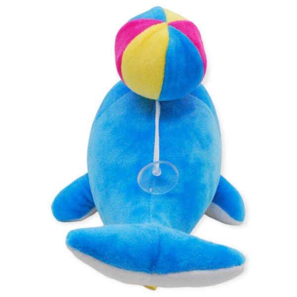 delfin de peluche azul 30 cm 3