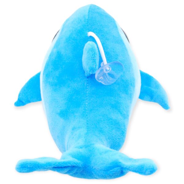 delfin de peluche azul 30 cm largo 3