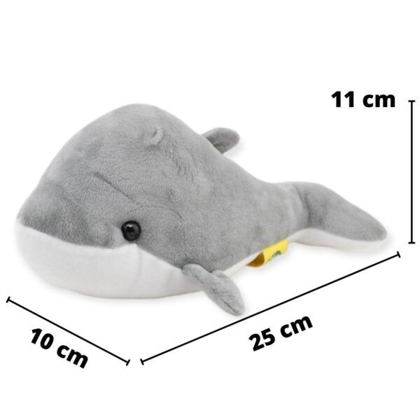 delfin de peluche gris 2