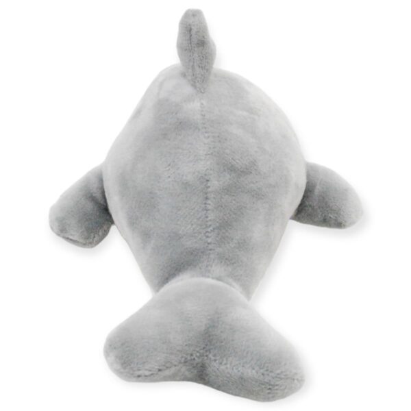 delfin de peluche gris 20 cm 3