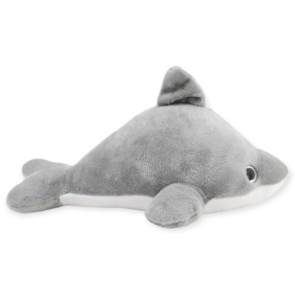 delfin de peluche gris 20 cm 4