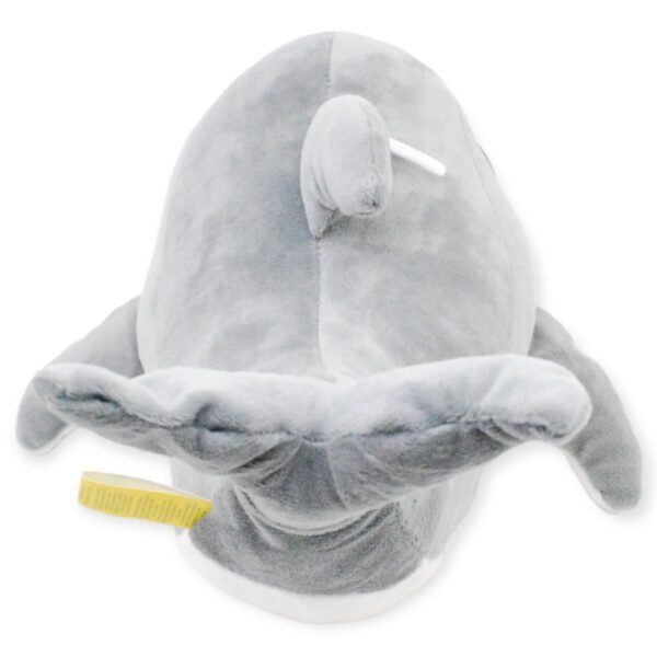 delfin de peluche gris 40 cm 3