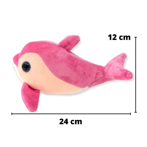 delfin de peluche rosa 2