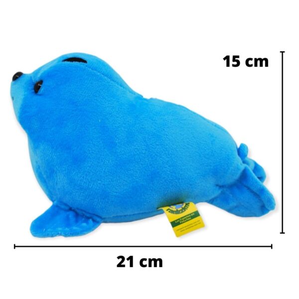 foca de peluche azul 2