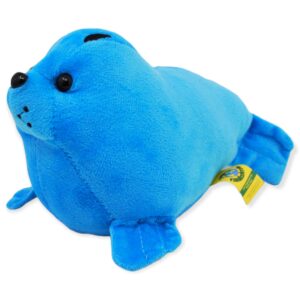 foca de peluche azul