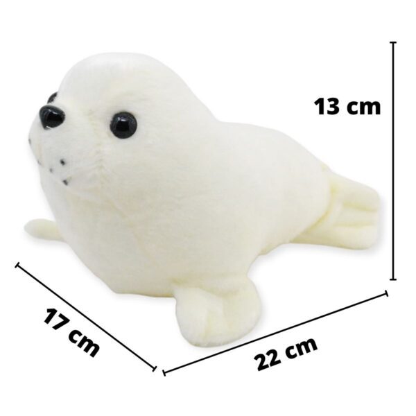 foca de peluche blanca 2