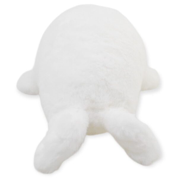 foca de peluche blanca 30 cm 3