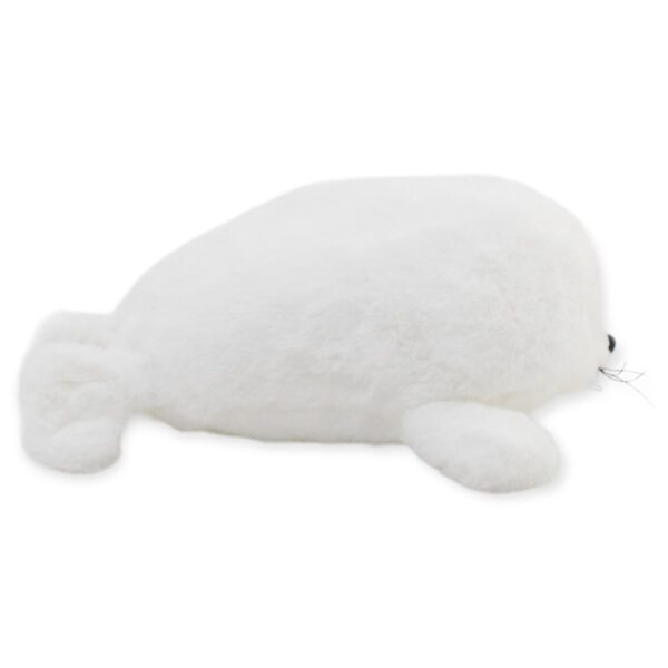 foca de peluche blanca 30 cm 4