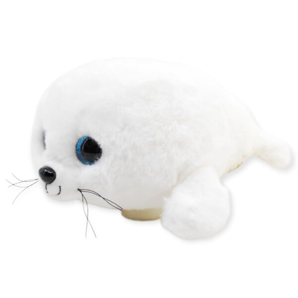 foca de peluche blanca 30 cm