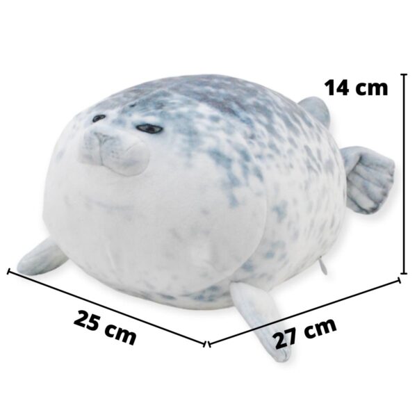 foca de peluche gris 2