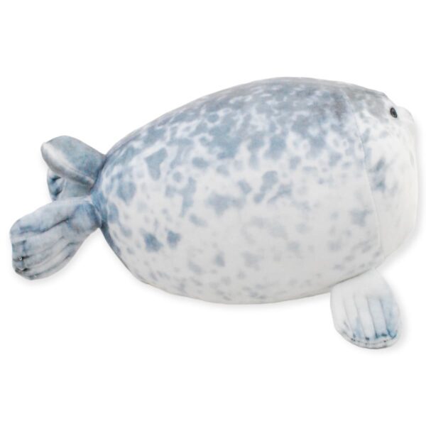 foca de peluche gris 4