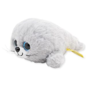 foca kawaii de peluche gris