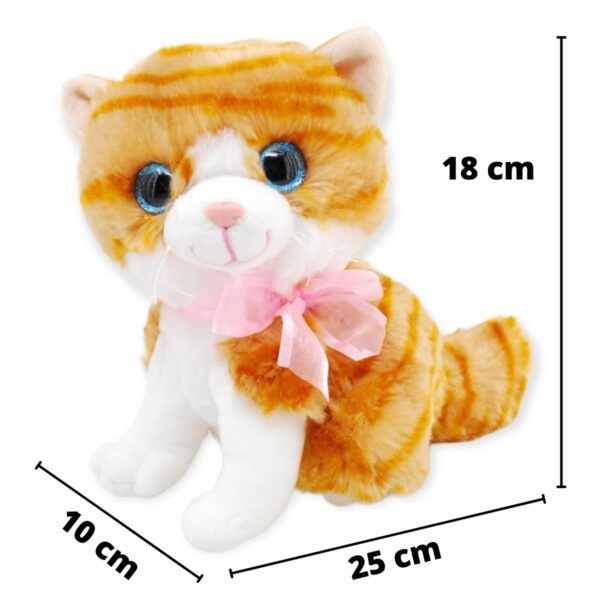 gatito de peluche naranja 2