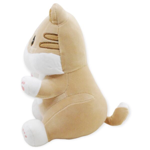 gato de peluche café 26 cm 3