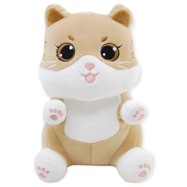 gato de peluche café 26 cm