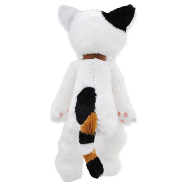 gato de peluche enojado blanco 4