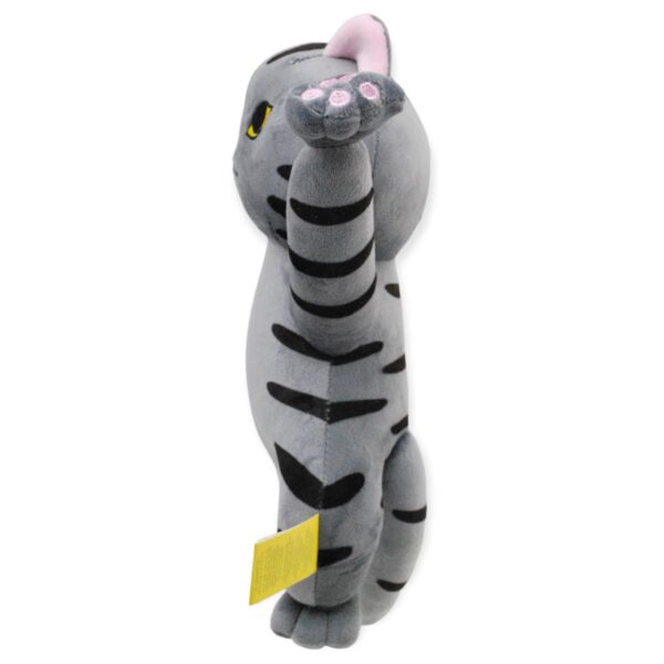 gato de peluche gris 25 cm 3