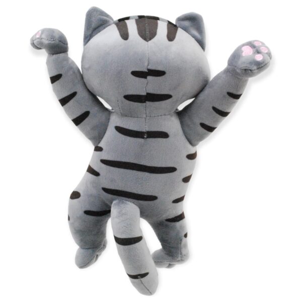 gato de peluche gris 25 cm 4