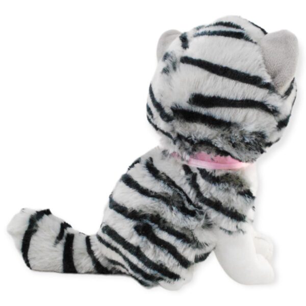 gato de peluche gris con negro 4